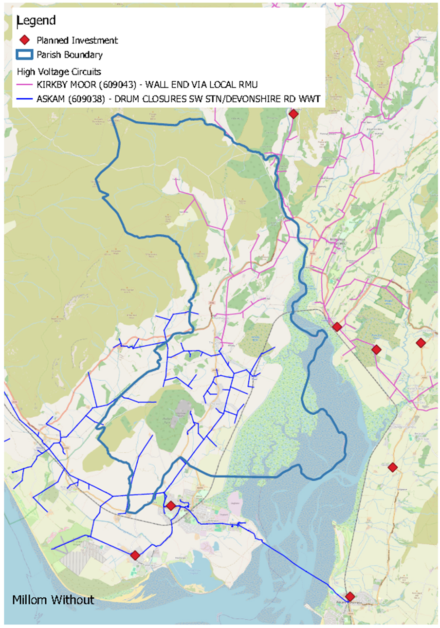 Planned Investments Map